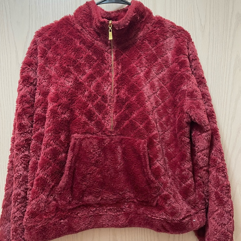 Burgundy jacket